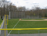 Playing field fence